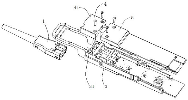 aoc optical module and its charged aging method