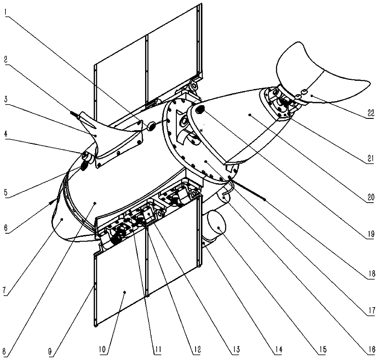 Dactylopteridae-imitated underwater robot