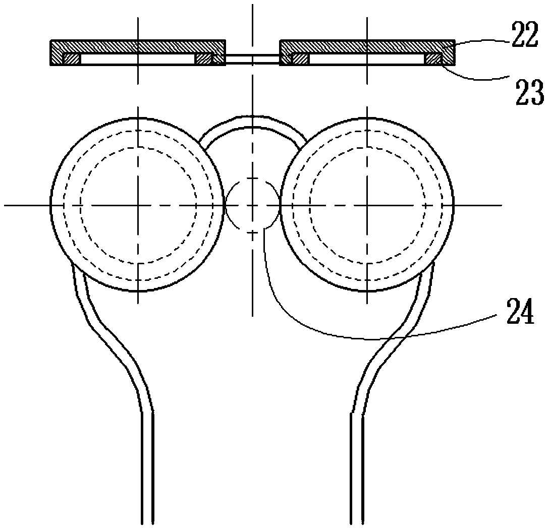 Electromagnetic induction heating assisted titanium matrix composite laser additive manufacturing device and method