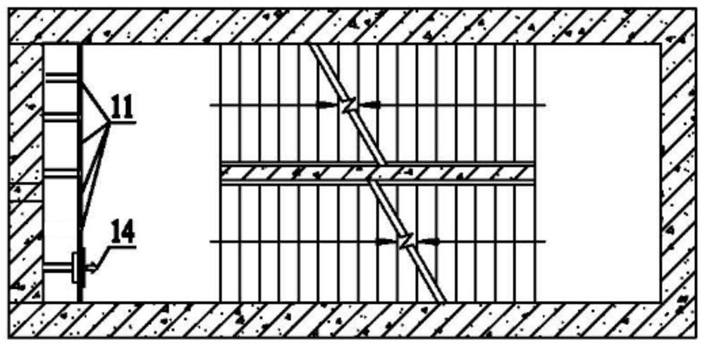 Subway station fire evacuation scissor stair pressurization air supply system