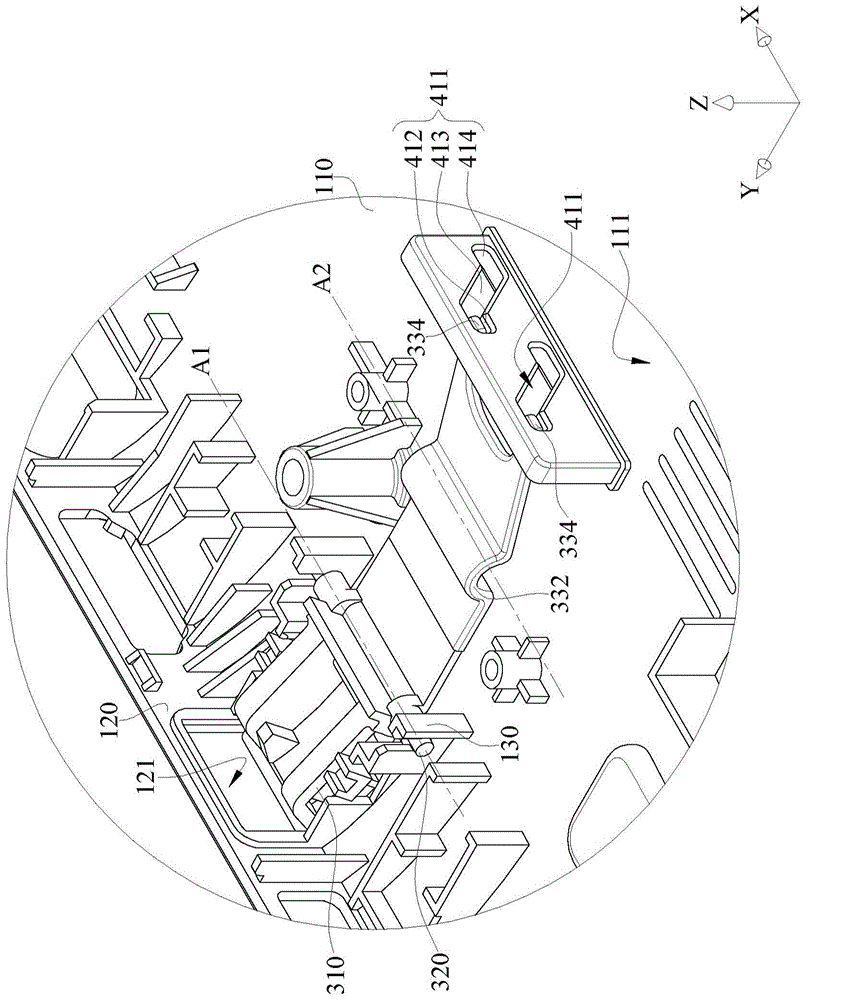 Connector mechanism and electronic device using the same