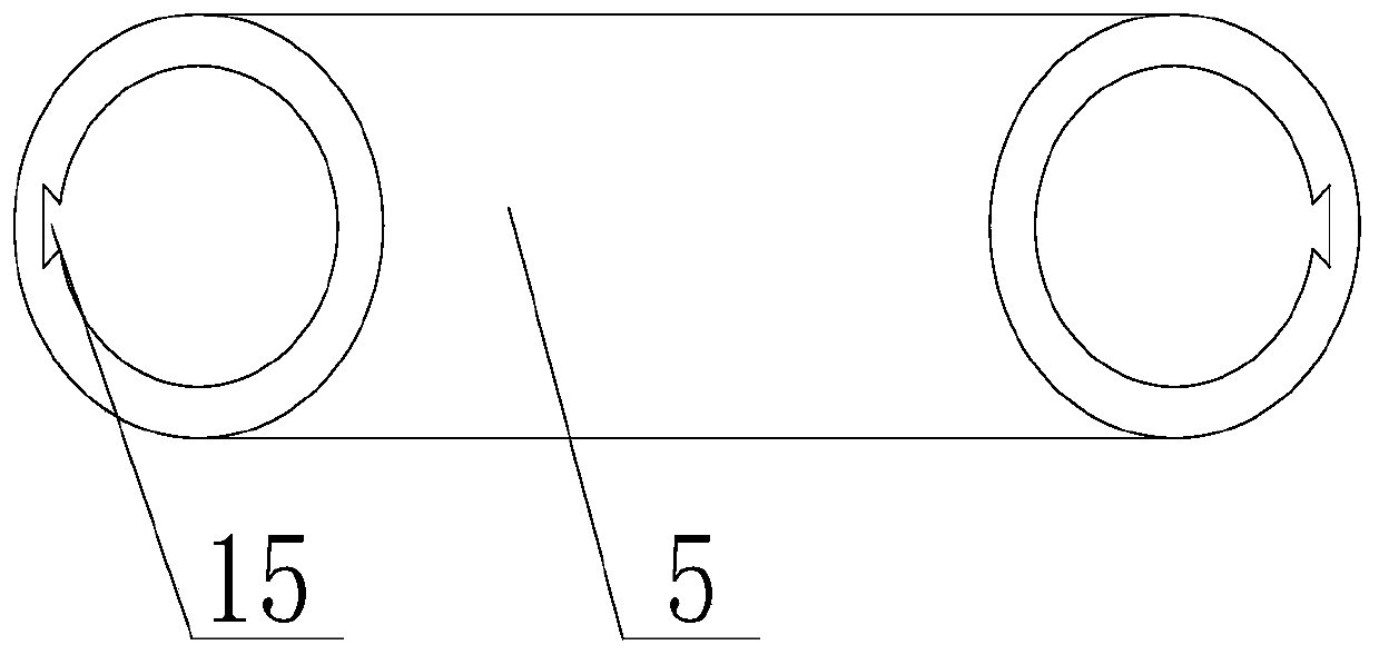 Starching device applied based on glass fiber yarn