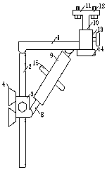 Backward warning and illuminating device for vehicle