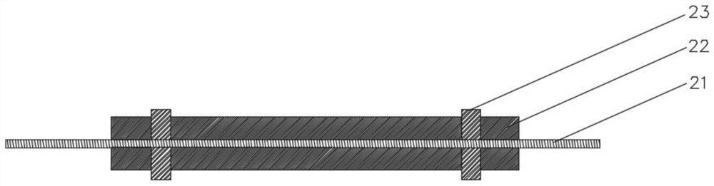 Direct-current heating single-channel gas heat exchange experimental device