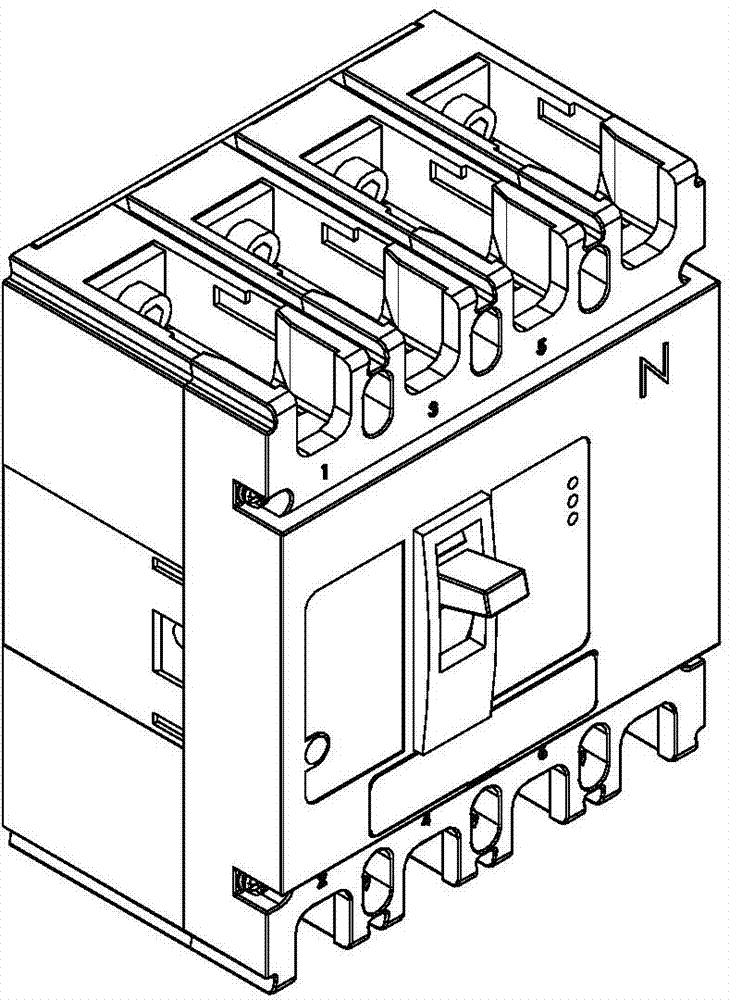 Side position operation gear for beaker