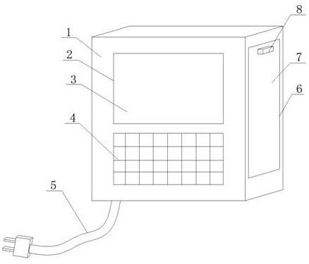 Kitchen environment intelligent control system and control method