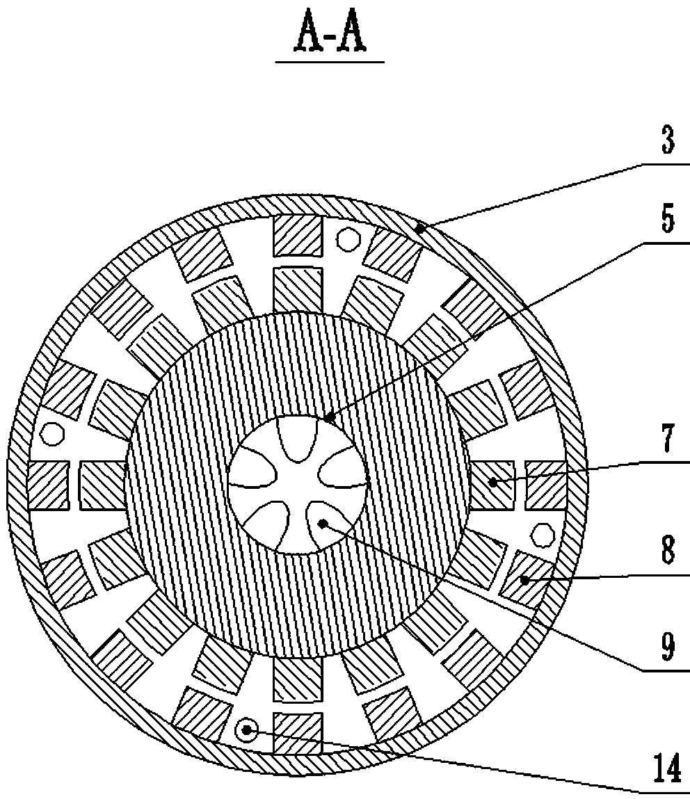 Non-shaft propeller