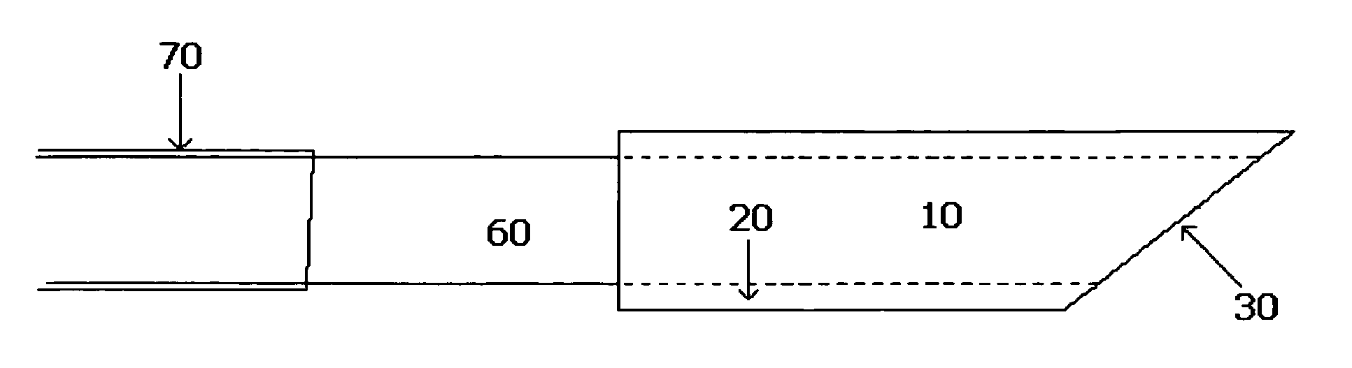 Sleeved optical fiber for reduced lateral loss and method for making the same