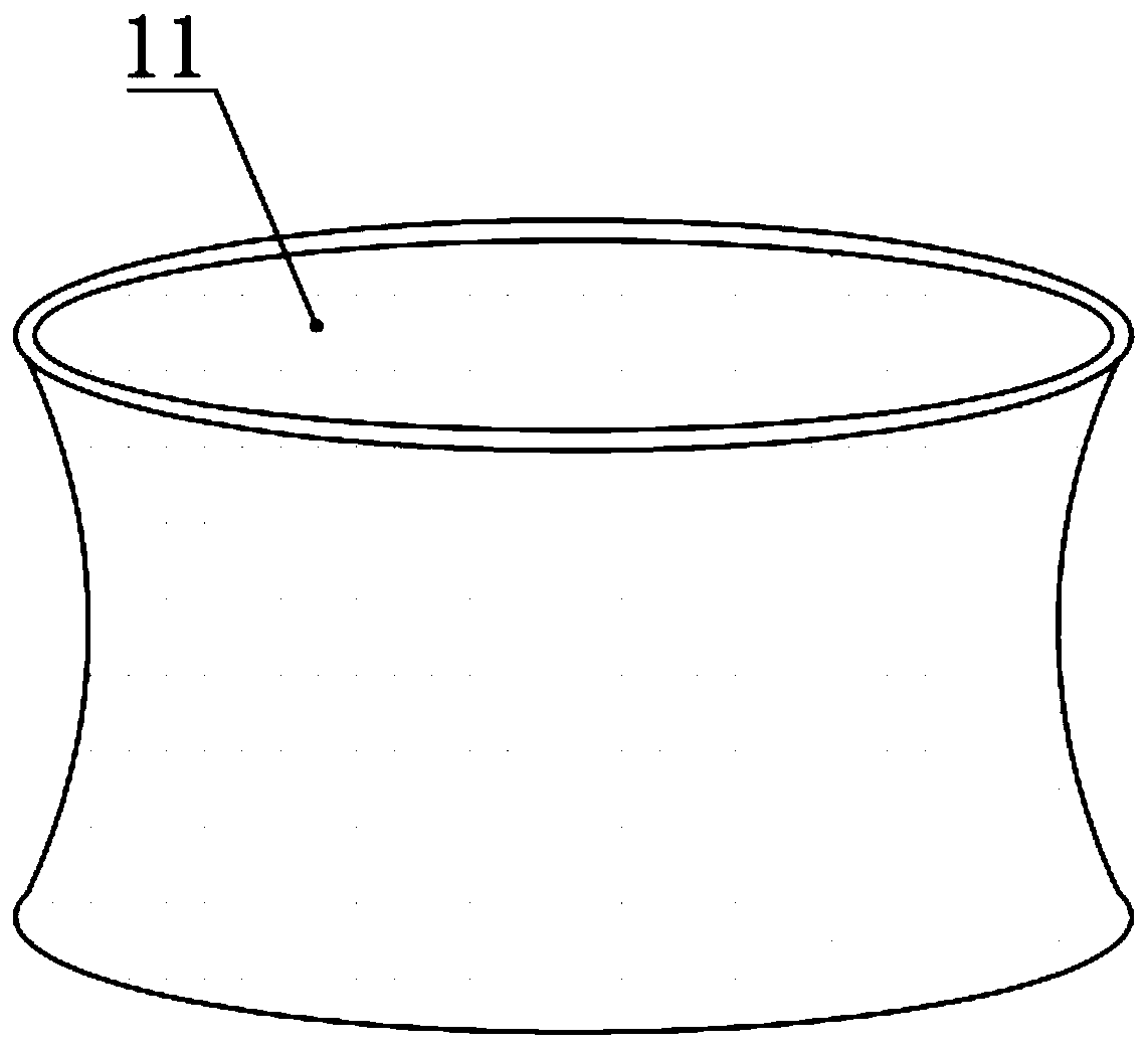 Vertical type secondary dedusting device for corn processing