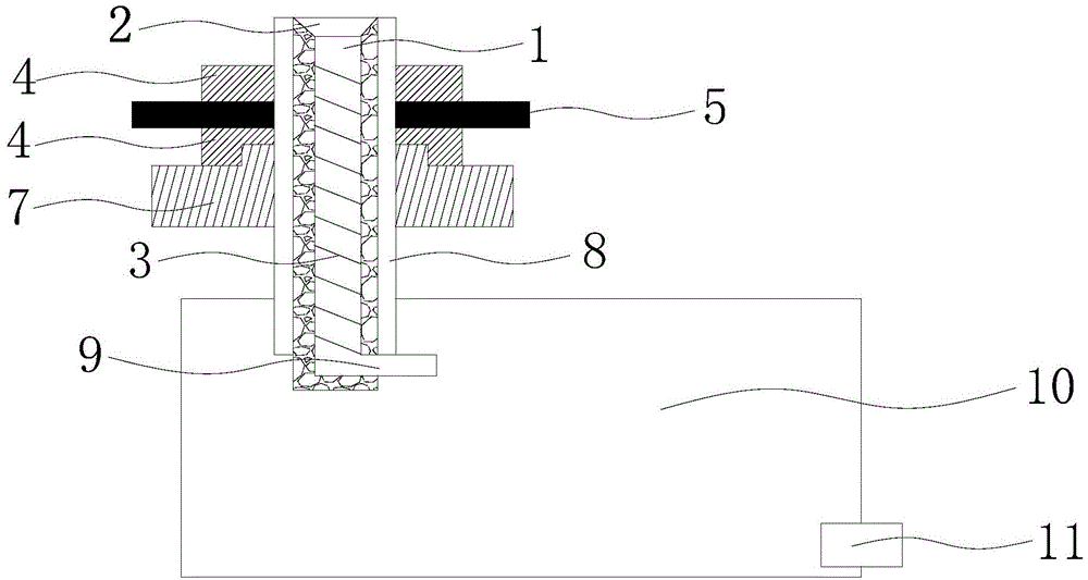 Feeding pretreatment device for reaction kettle