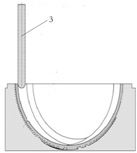 A processing method of curved oblique helix skeleton