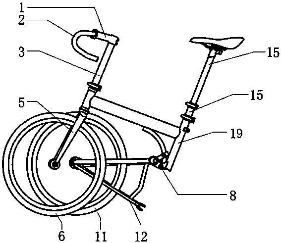 Folding bicycle