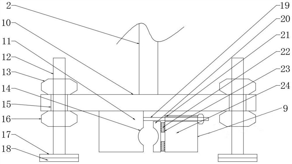 A kind of cast-in-place slab thickness controller