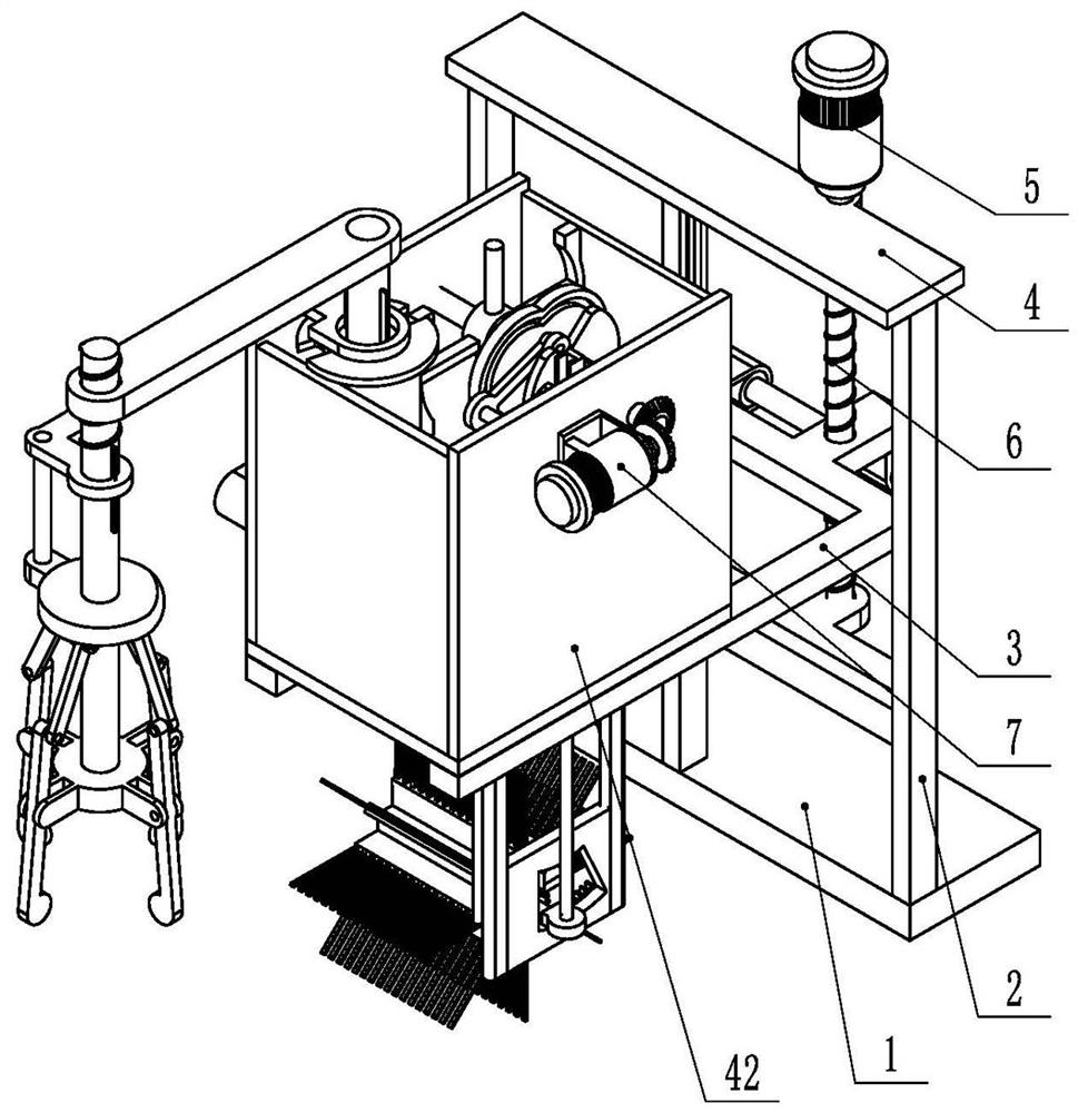 Sewage disposal device for hydraulic engineering drainage station