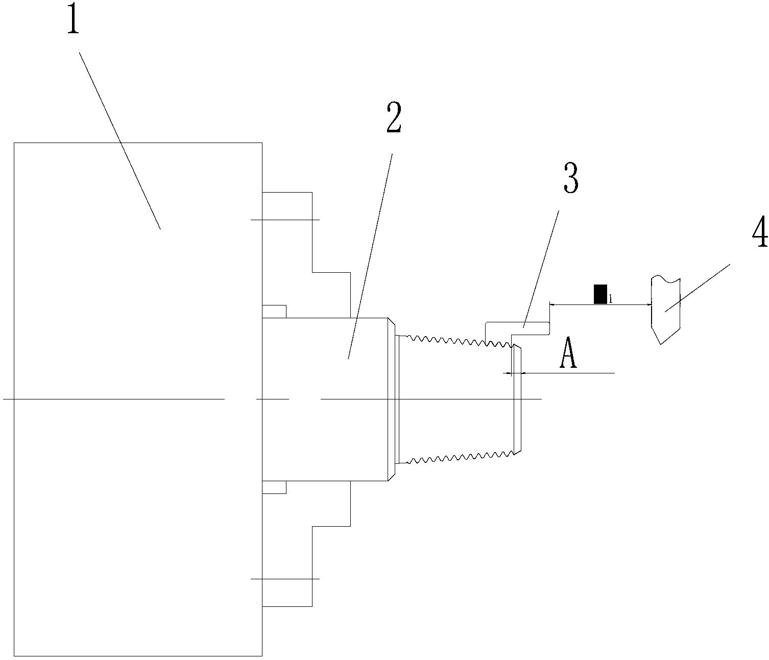 Repairing method of threads of oil drill pipe