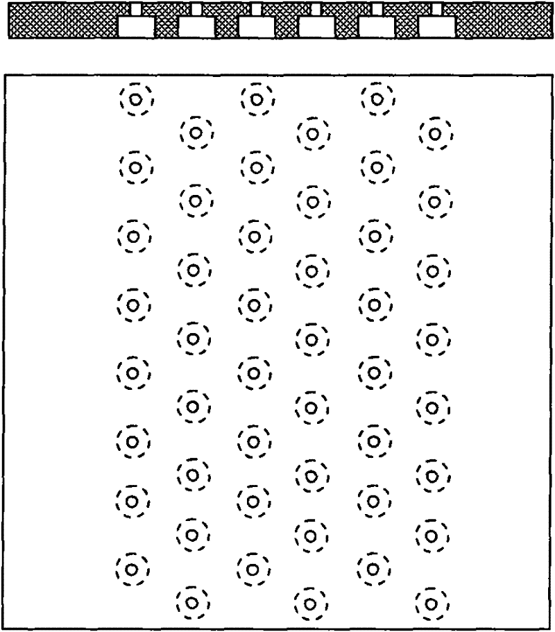 Diamond grinding material sequential arraying system and method