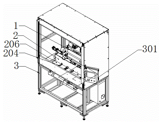 Hot mark stamping mechanism, hot mark stamping system and hot mark stamping method of hot mark stamping system