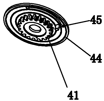 Leg structure shaped like Chinese character 'shan' capable of being stored and massage chair thereof