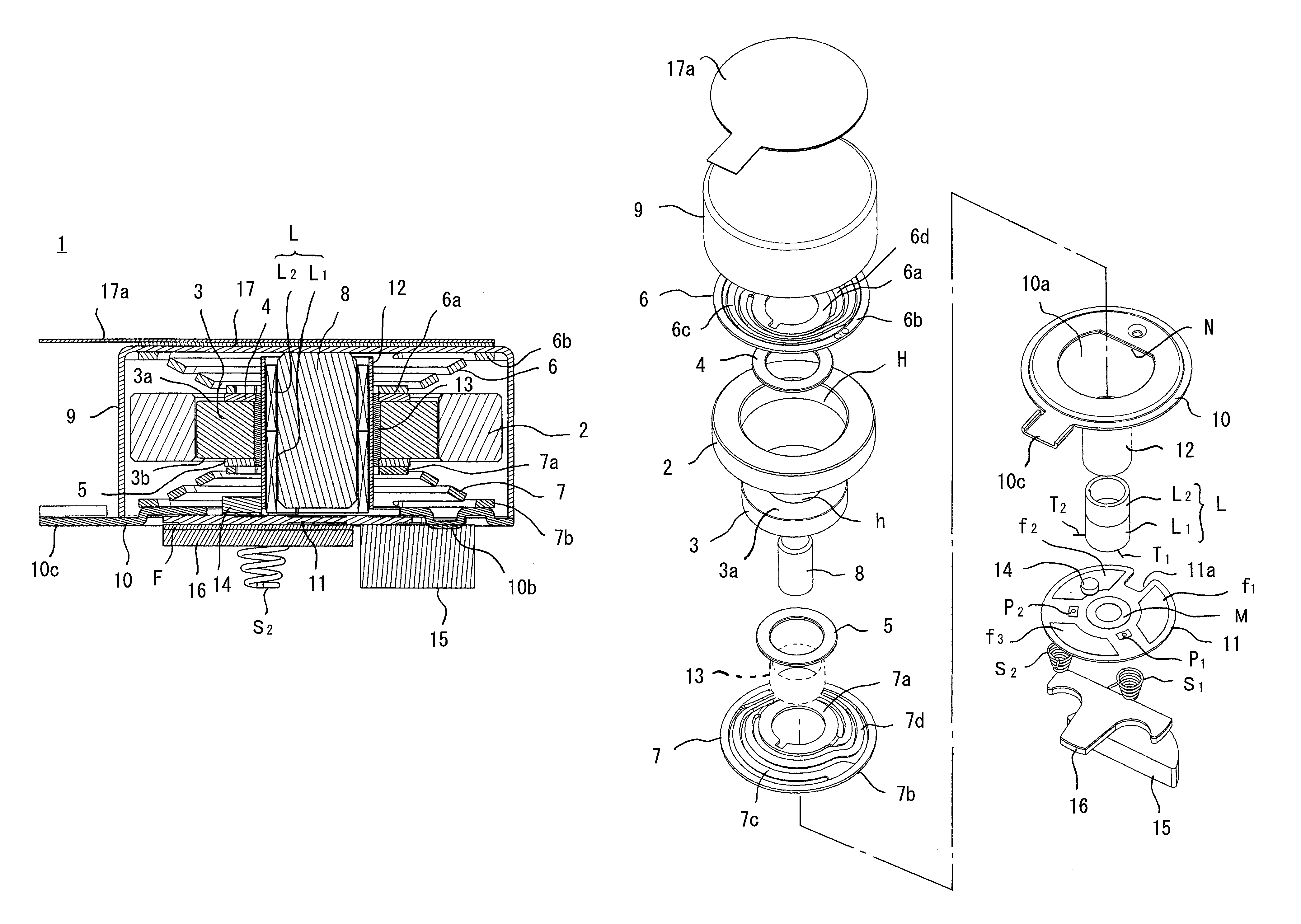 Reciprocating vibration generator