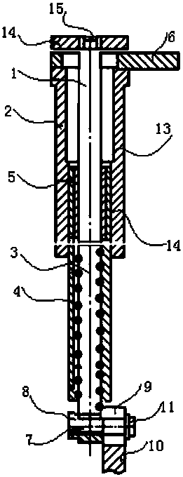 Milk filling machine lifting device