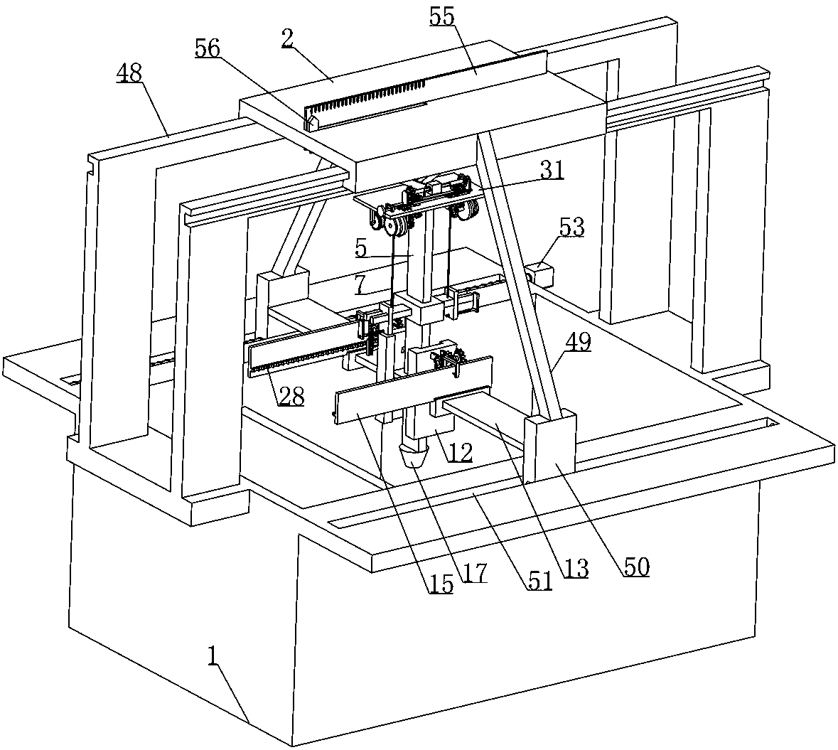 Bearing capacity experiment device for foundation for civil engineering