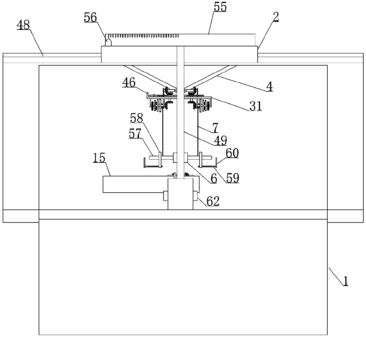 Bearing capacity experiment device for foundation for civil engineering