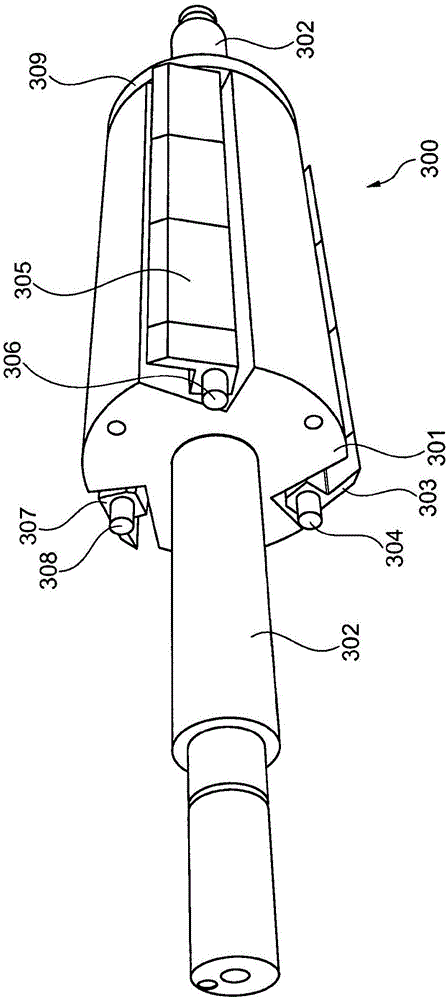 Rotor for a pyrolysis centrifuge reactor