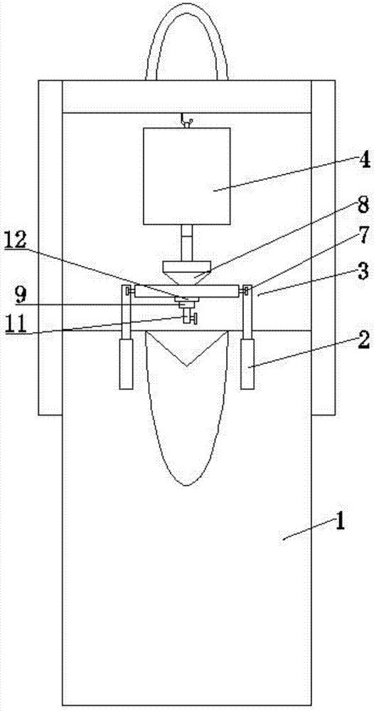 High-end casting following nucleating agent injection device