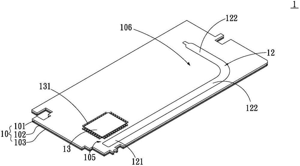 Electronic substrate heat radiation structure