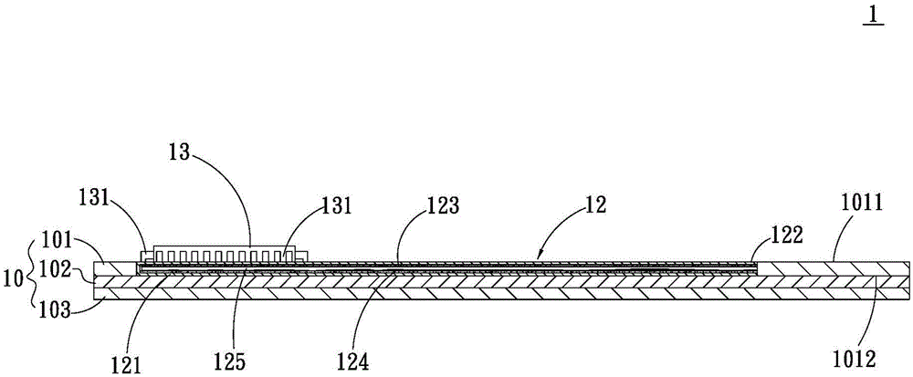 Electronic substrate heat radiation structure