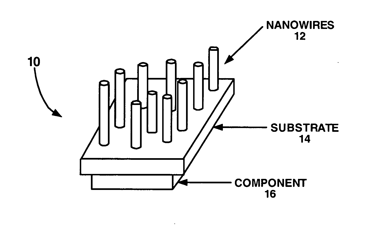 Cooling devices that use nanowires