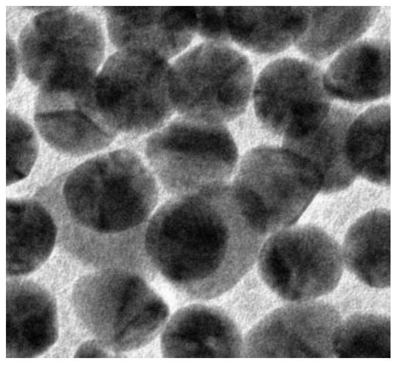 Nano material with zero-valent iron loaded on hollow graphene nanospheres and preparation method thereof