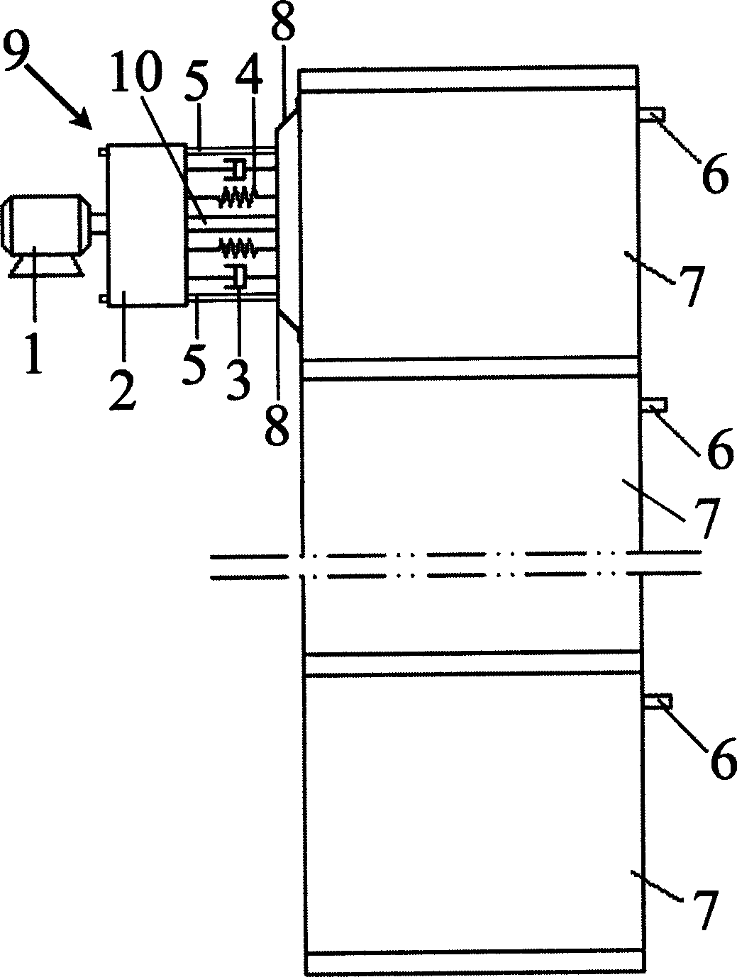 Magnetorheological liquid damping type dynamic vibration absorber