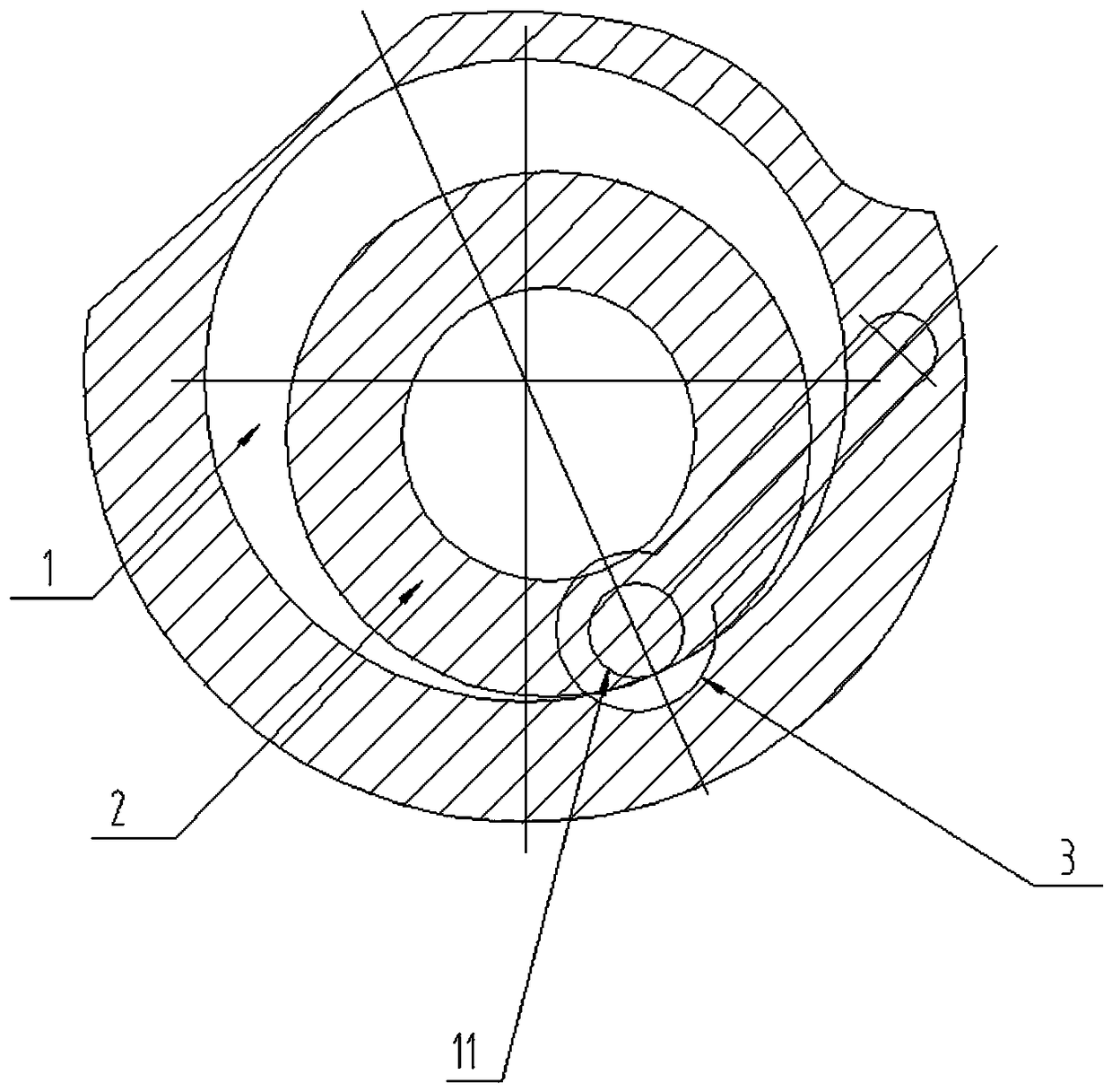 Pump structure and compressor