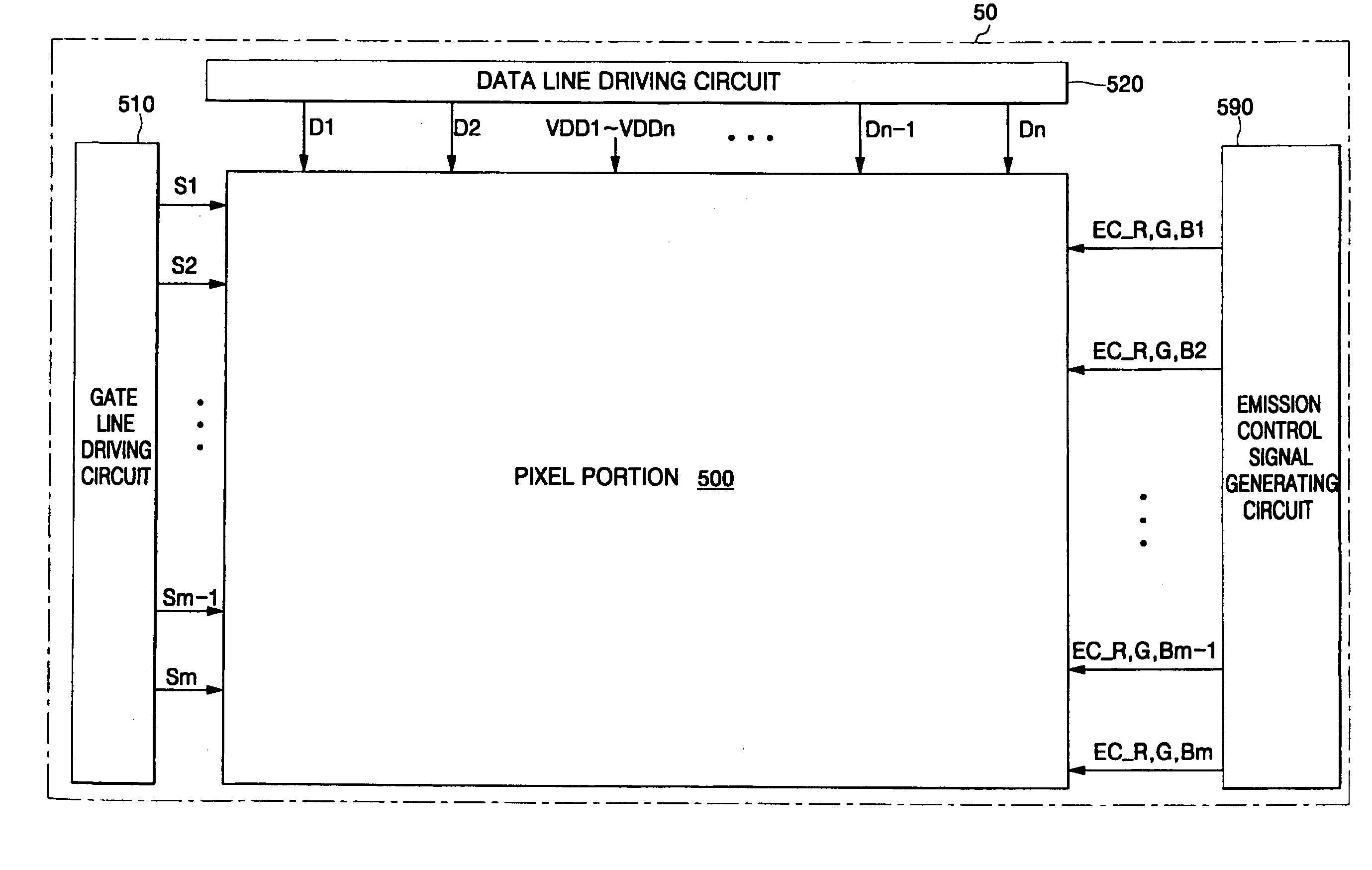 Amoled display and driving method thereof