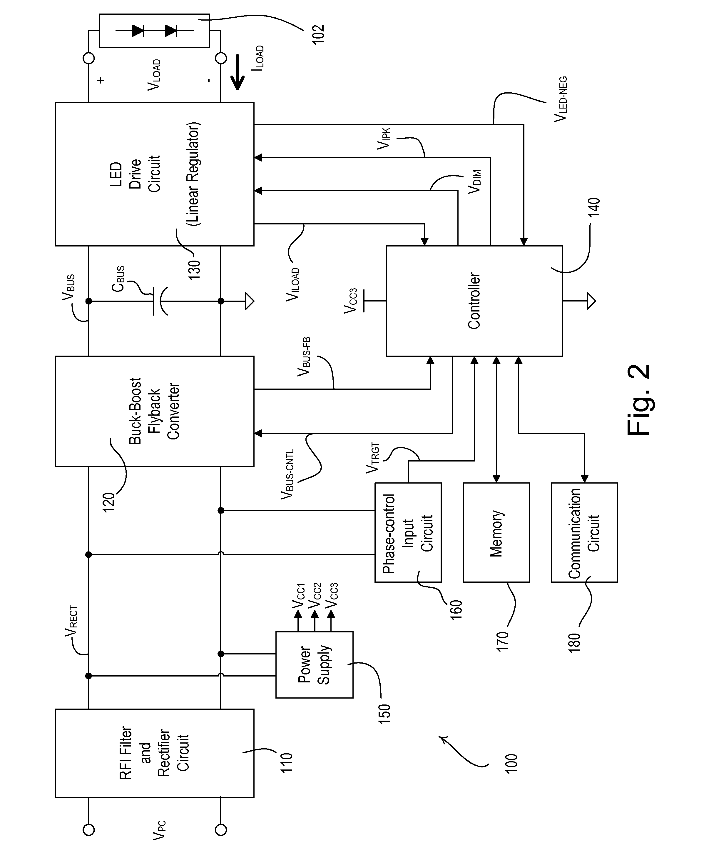 Load Control Device for a Light-Emitting Diode Light Source