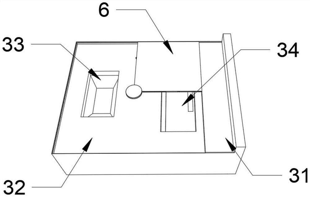 Blanking product fixing device for buckle mounting production