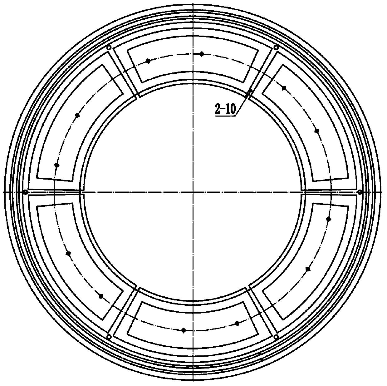 A thin and high-precision hydrostatic rotary table structure