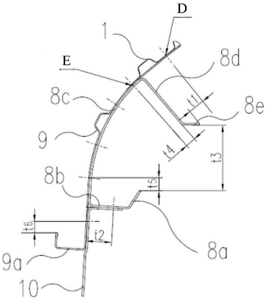 Stainless steel vehicle body of rail vehicle