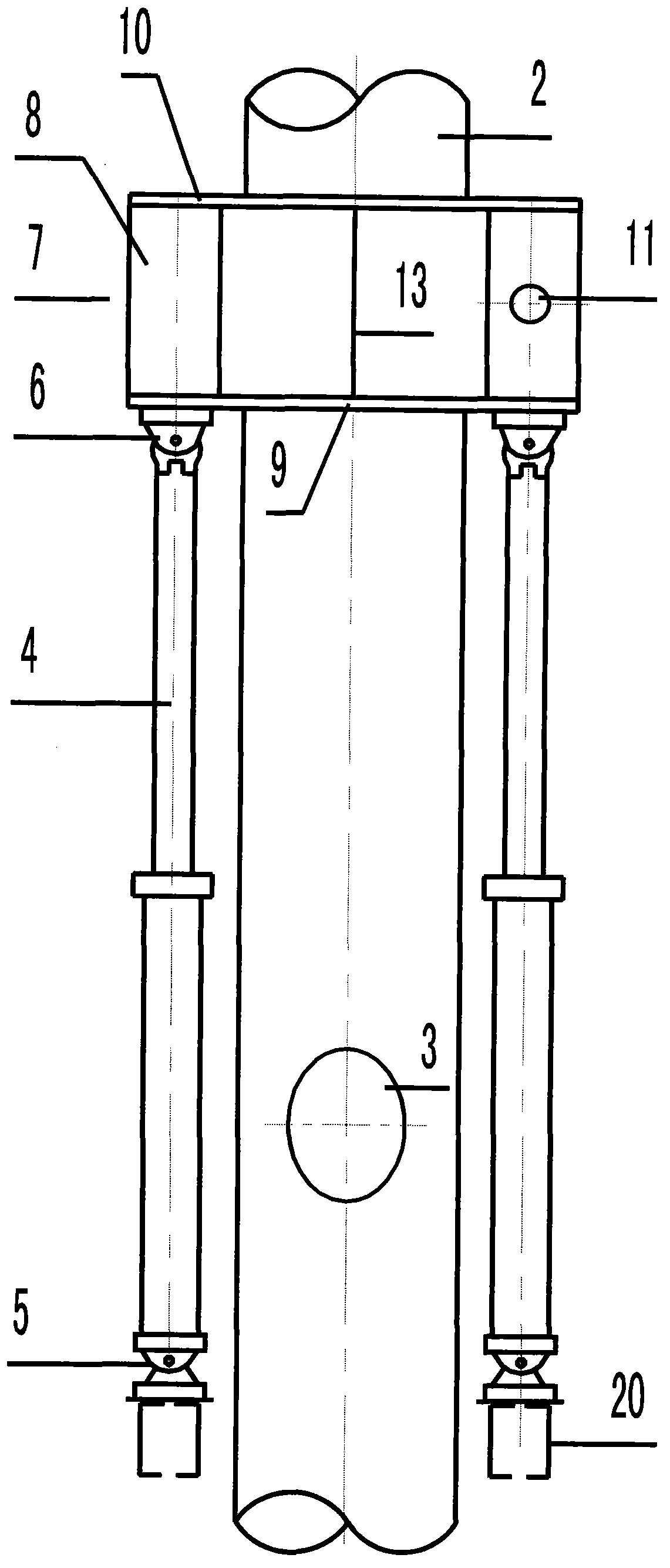 Pile-forming construction equipment for composite foundation piles