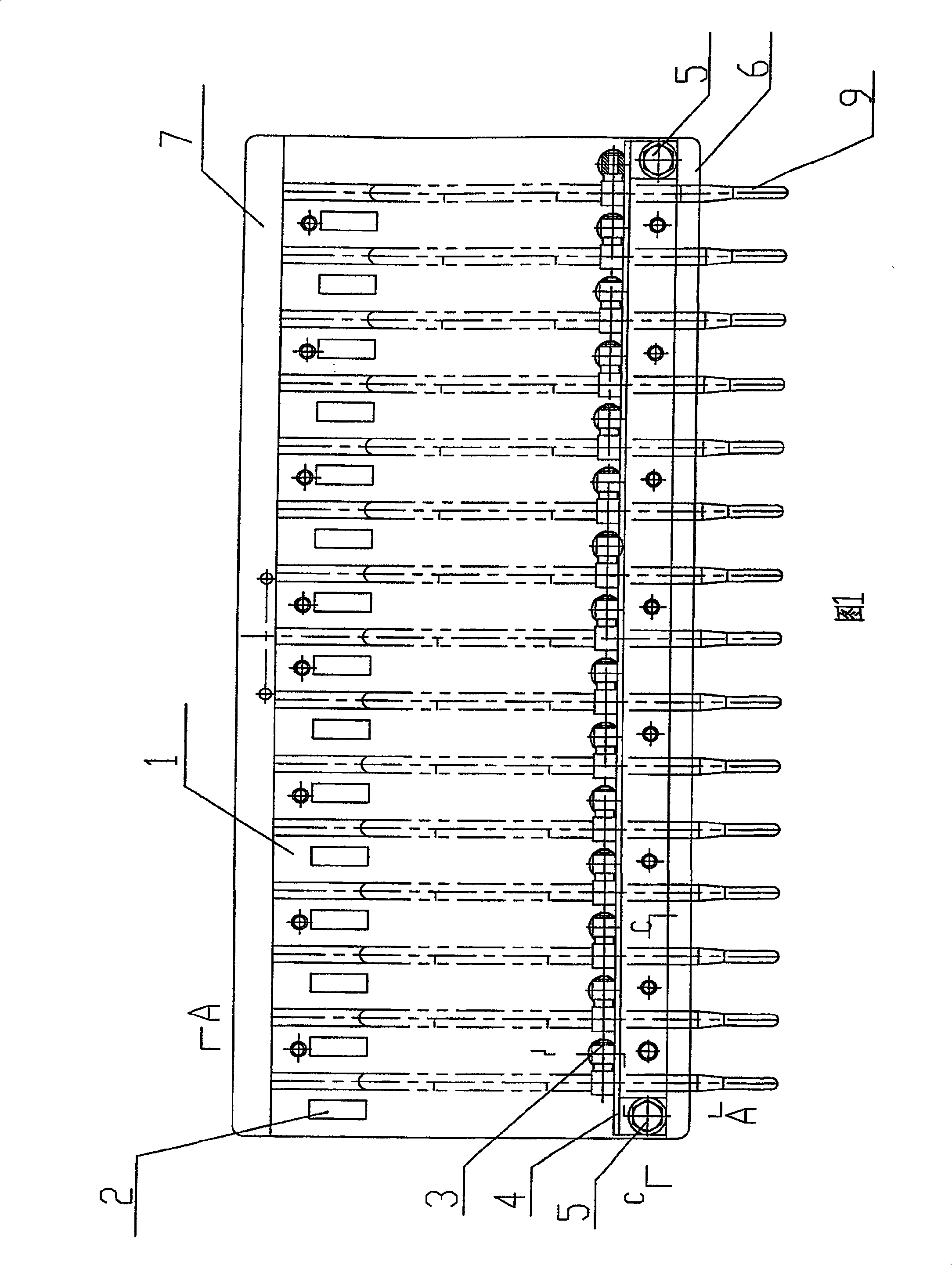 Thermometer automatic classification sorting accompany clamp