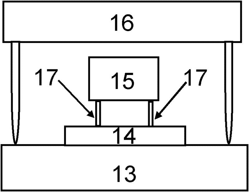 Microwave diode-based dynamic strain measuring device