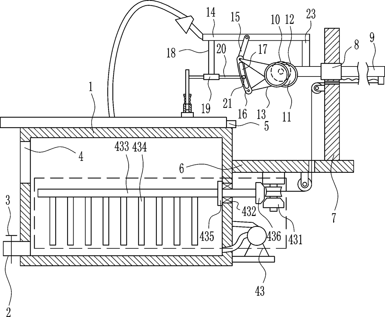 Iron plate surface deoiling device for mechanical and electrical product production