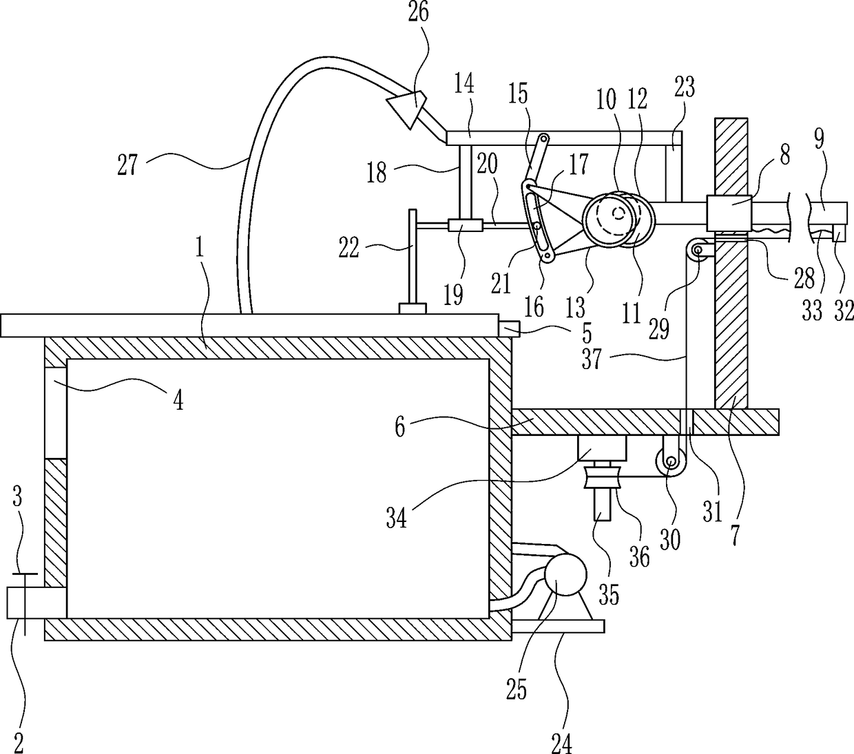 Iron plate surface deoiling device for mechanical and electrical product production