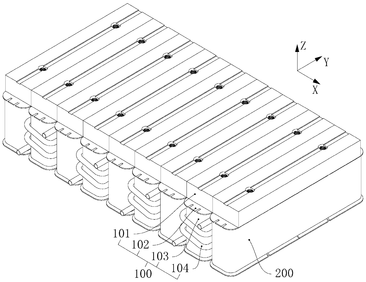 Rotor splicing block assembly, linear motor rotor, linear motor, machine tool and production method of linear motor rotor