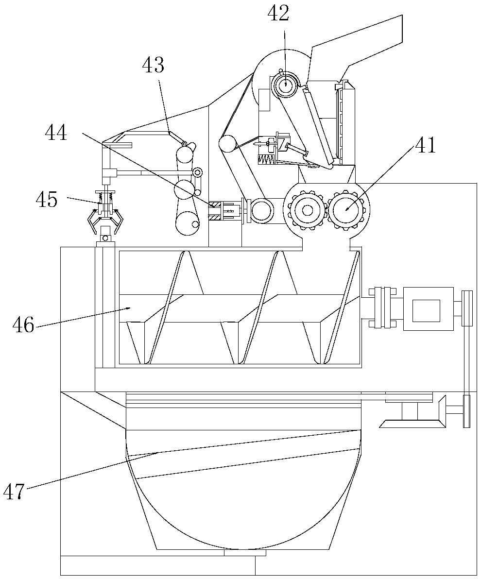 Extrusion and rounding integrated machine for pharmacy