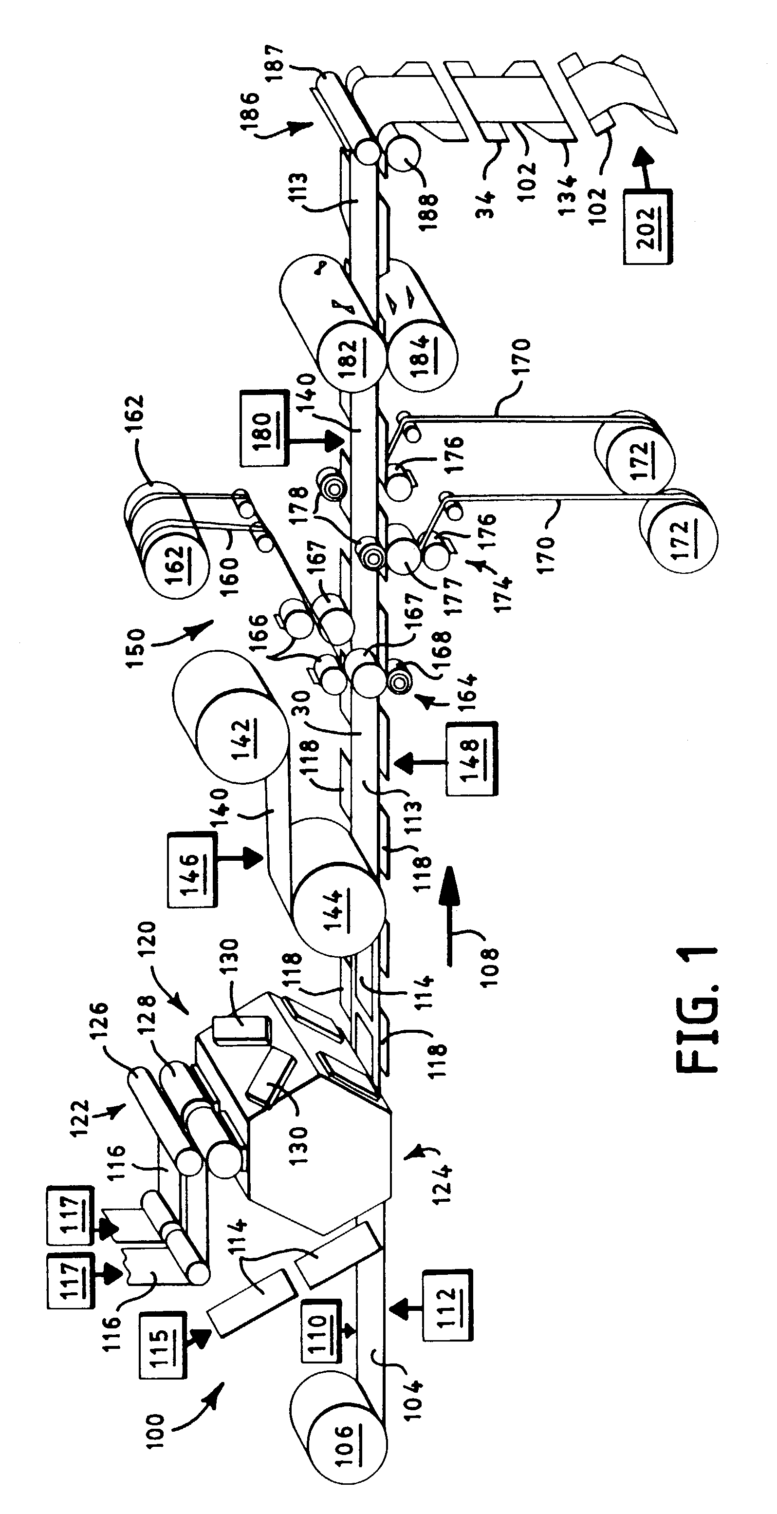 Garment side panel conveyor system and method