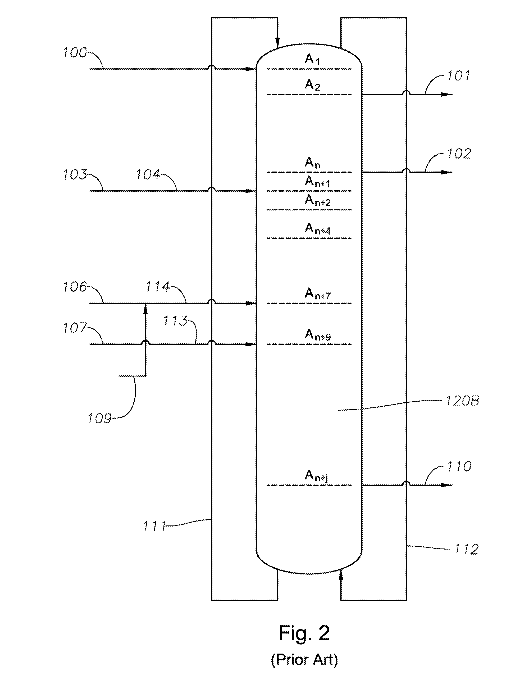 Reduction in Flushing Volume in an Adsorptive Separation System