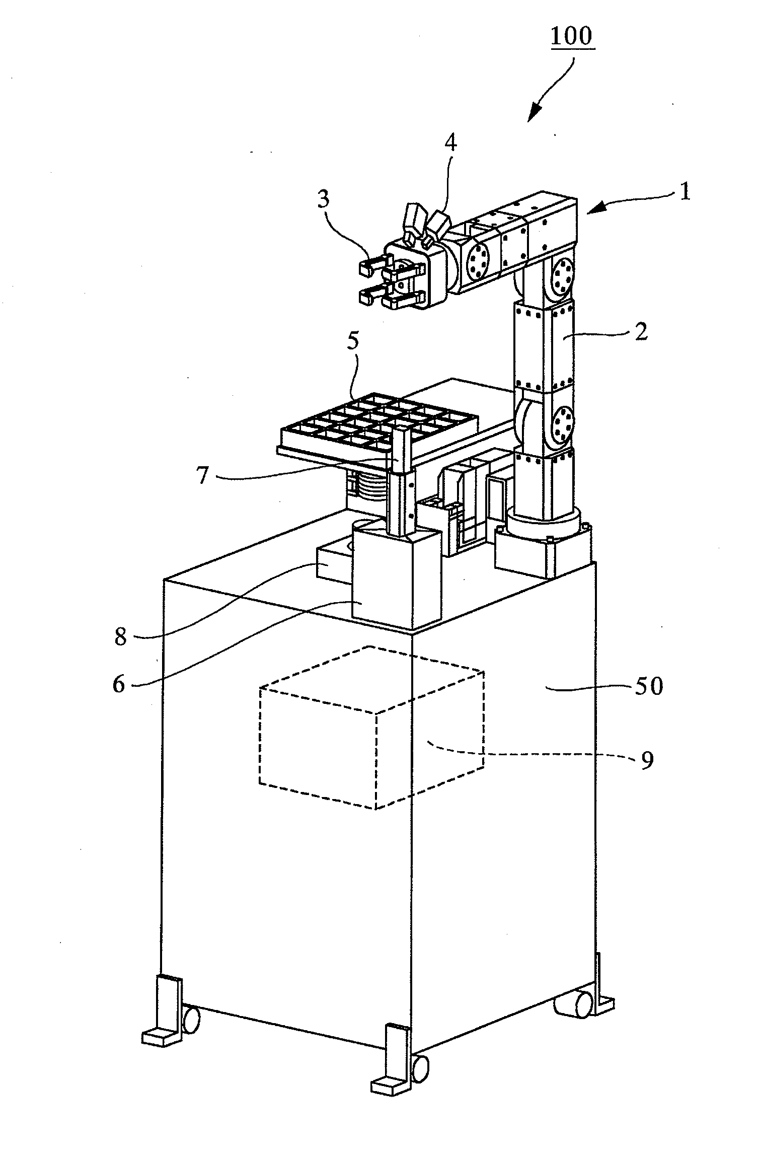 Gripping apparatus, robot system and gripping method