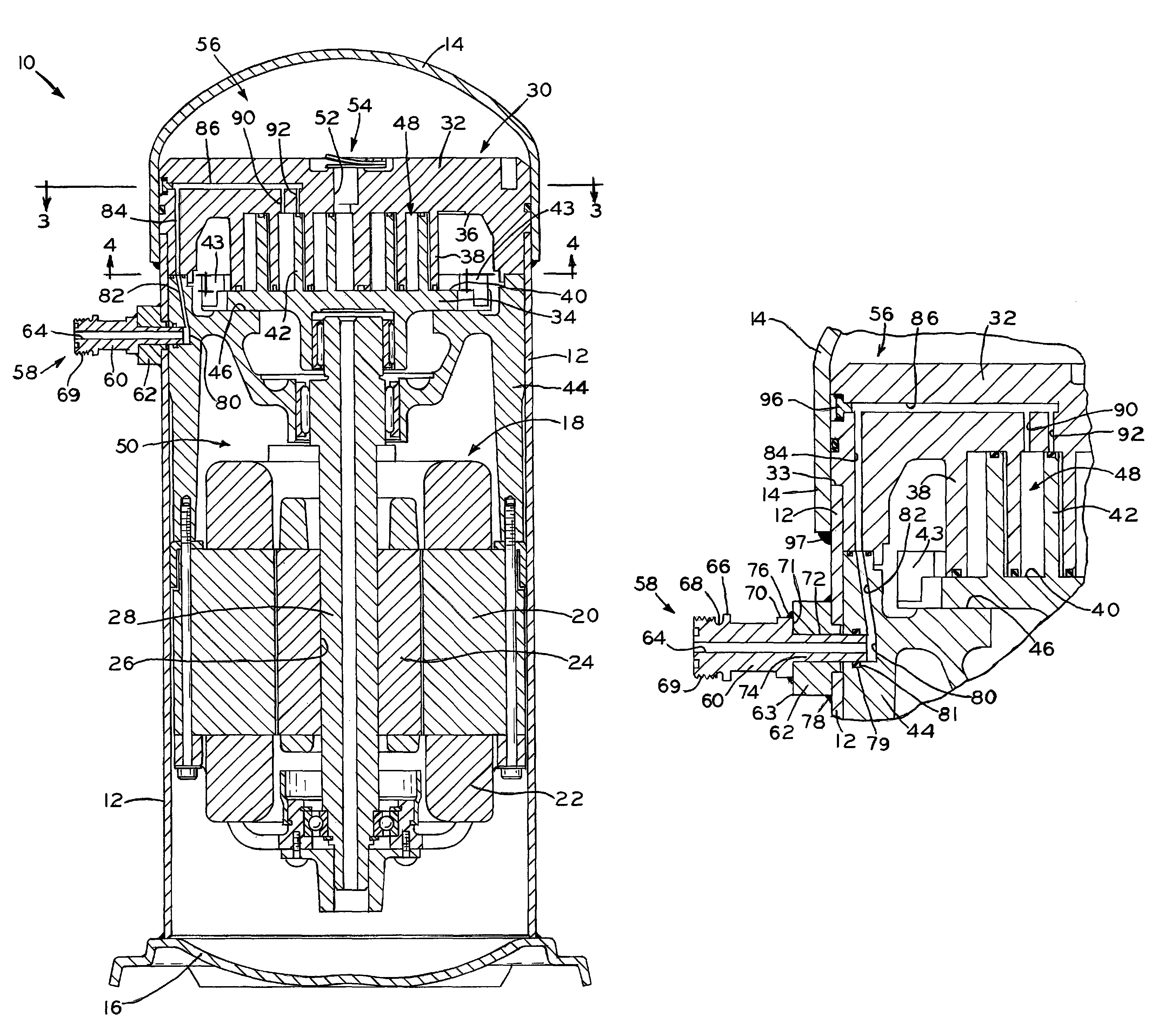 Scroll compressor utilizing liquid or vapor injection